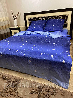 Постільна білизна бавовна бязь голд gold lux комплект Зірки, фото 3