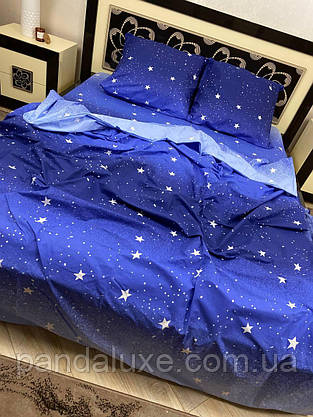 Постільна білизна бавовна бязь голд gold lux комплект Зірки, фото 2
