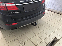 Фаркоп Hyundai Grand Santa Fe 2013-2019 (Хендай Гранд Санта Фе) без снятия бампера