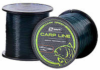 Карповая леска Fishing ROI Dark Green Carp Line d=0.309mm 11.95kg 1000m