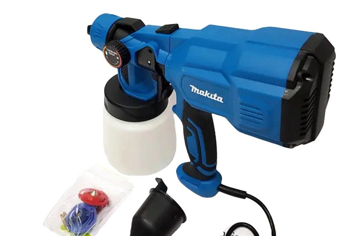 Фарбопульт Makita AH550L (у комплекті 3 сопла 1,8 мм, 2,5 мм,3мм), фото 1