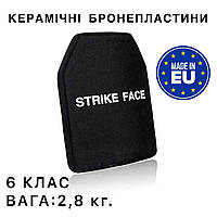 Бpoнeплити 4 клас НАТО Strike Face Керамічні Бpoнeплити для захисту 6 класу ДСТУ 25х30 2шт