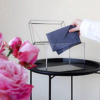 Свадебная казна. Сундук для конвертов на свадьбу, вместимость до 80 конвертов формата А5.