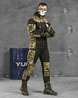 Тактичний костюм на весну олива піксель, Одяг для військових ЗСУ форма армійська комплект Горка