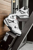 Кроссовки Nike Jordan Retro 4 White Cement / Найк Джордан Ретро 4