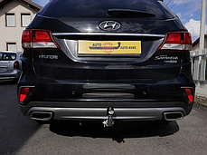 Фаркоп Hyundai Grand Santa Fe 2013-2019 (Хендай Гранд Санта Фе) оцинкований, фото 4