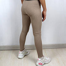 1082бежі Лосини бежеві в рубчик для дівчинки тм BossKids розмір 158 см, фото 2