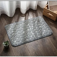 Антискользящий коврик для ванной и душа 40х60 см с ворсинками обладающий высокой впитывающей способностью