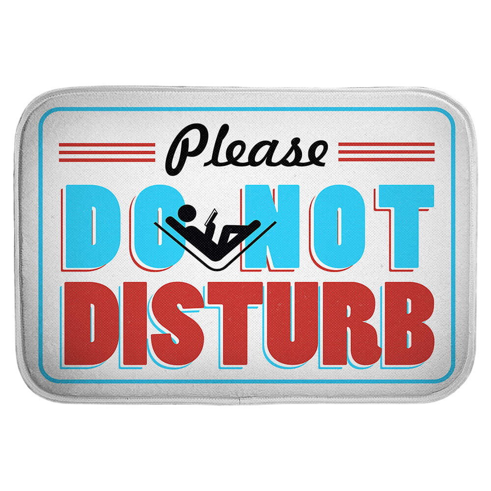 Килимок для ванної Please do not disturb 58х38 см (VAN_24F019)