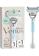 Venus Satin Care бритва жіноча для інтимного гоління | станок + 1 змінне лезо | верстат для гоління