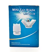 Лампочка складная светодиодная 4 лопасти E27 KK-202 Mini fan blade bulb SC