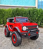 Электромобиль детский Ford Bronco 4WD (красный цвет) 140W