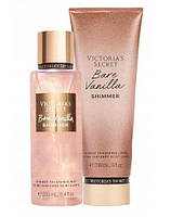 Парфумований набір Victoria s Secret Bare Vanilla Shimmer лосьйон і спрей для тіла