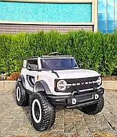 Электромобиль детский Ford Bronco 4WD (белый цвет) 140W