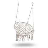 Підвісне крісло качалка гойдалка бежеве BOHO Sofotel 290001 Польща, фото 6