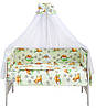Дитяча постіль Qvatro Gold RG-08 салатовий (ведмедик лежить, бджілки), фото 2