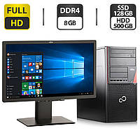 ПК+Монитор Fujitsu Esprimo P756 MT/ i5-6400/ 8GB RAM/ 128GB SSD+500GB HDD/ HD 530+Fujitsu B24T-7 24" 1920x1080