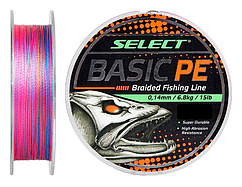 Шнур Select Basic PE Multicolor 150m 0.10mm 10lb/4.8kg