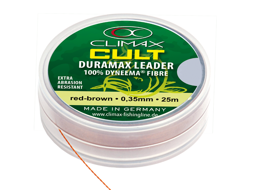Шок-лідер Climax Cult Duramax Leader 0,14mm 11 kg 20m Red Brown