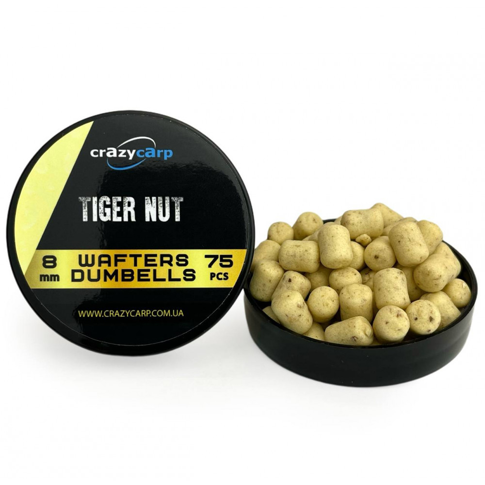 Вафтерс Crazy Carp Wafters Dumbbells 8x10мм Tiger Nut (тигровий горіх)