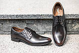 Коричневі чоловічі туфлі 40 розмір, фото 2