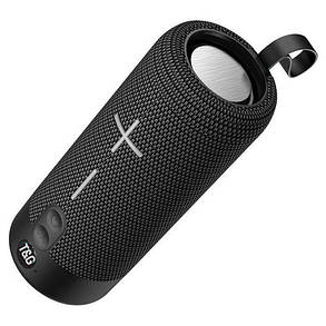 Блютуз колонка Bluetooth динамік TG619 c функцією speakerphone радіо black, фото 4