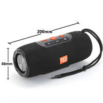 Bluetooth-колонка TG341 Black зі шнурочком Музика завжди з вами, фото 3