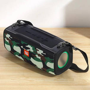 Bluetooth-колонка TG624 Камуфляж з RGB ПІДСВІЧУВАННЯМ Звук для Ваших Пригод, фото 1