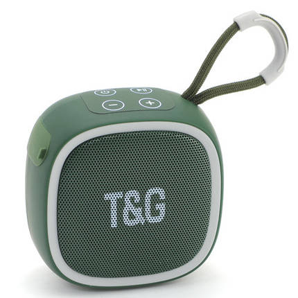 Bluetooth-колонка TG659, з функцією speakerphone, радіо, green, фото 1