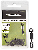 Вертлюг Radical Quick Change Swivel mat black non reflective 10pcs