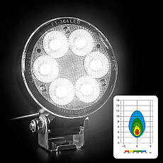 Світлодіодна робоча фара Fristom із широким світловим потоком (60°) і кабелем 1,5 м FT-364 LED, фото 3