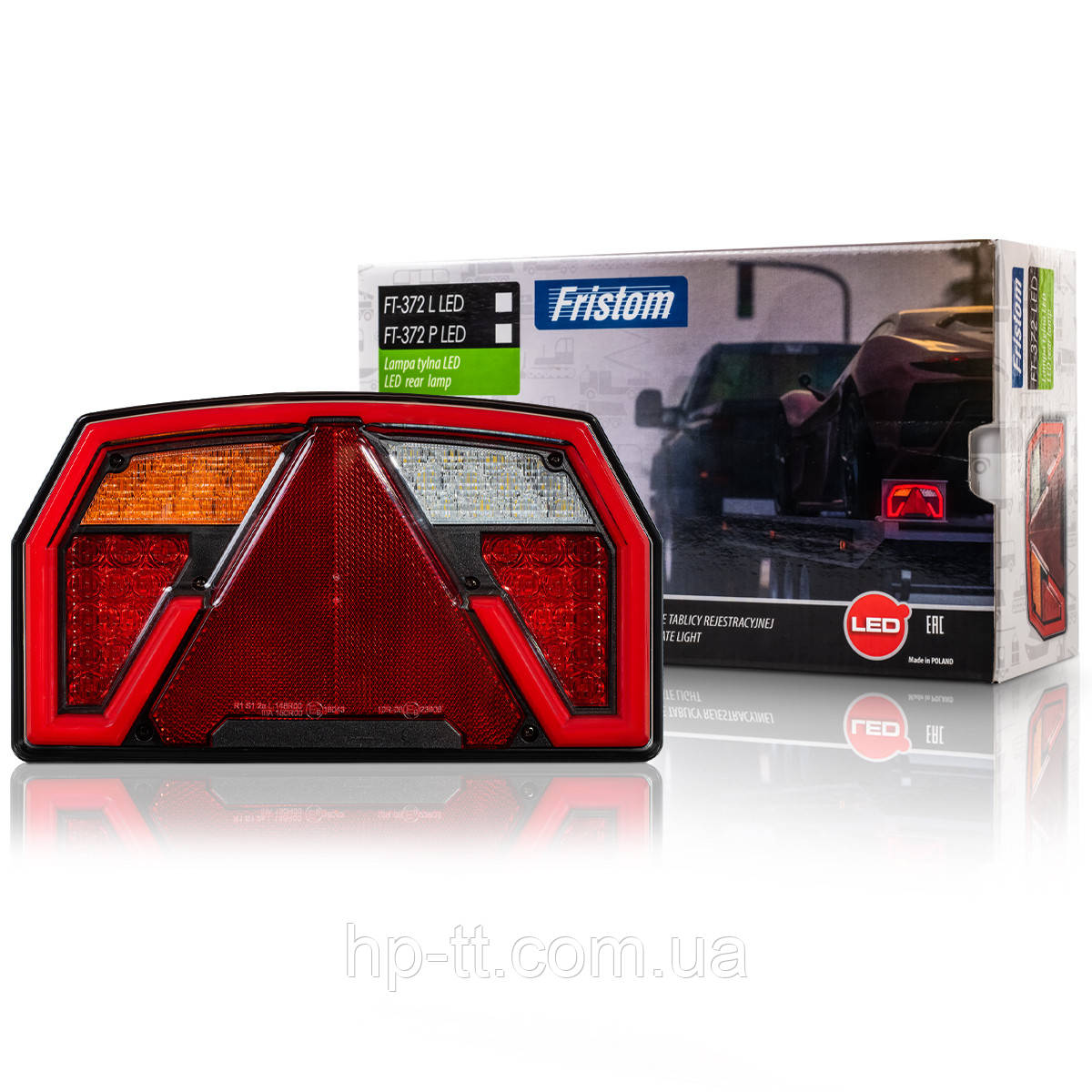 Ліхтар Fristom 6-функціональний задній лівий з байонетом 6pin FT-372 L NT LED BAJONET 6PIN