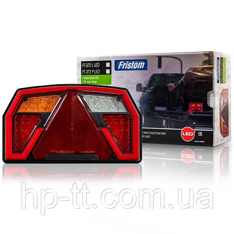Ліхтар Fristom 6-функціональний задній лівий з байонетом 6pin FT-372 L NT LED BAJONET 6PIN, фото 1