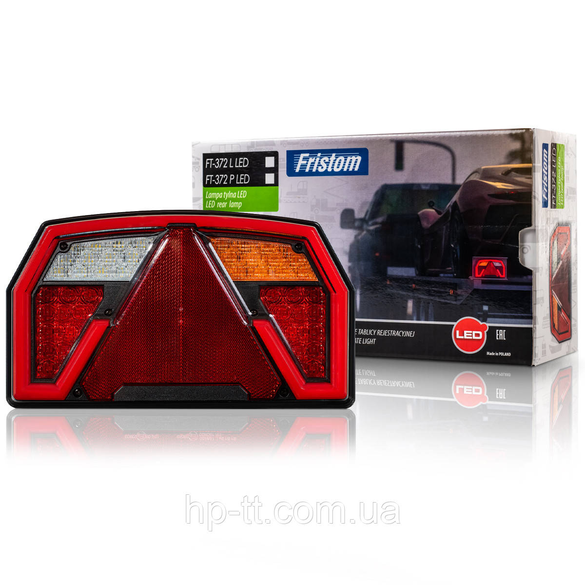 Ліхтар Fristom 6-функціональний, задній правий з байонетом 6pin FT-372 P NT LED BAJONET 6PIN