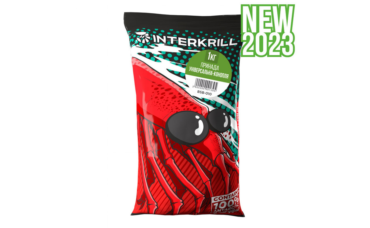 Принада Interkrill Універсальна-Конопля 1кг, фото 1