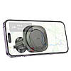 Тримач для мобільного HOCO H28 Rainbow ring magnetic car holder(air outlet) Black, фото 8