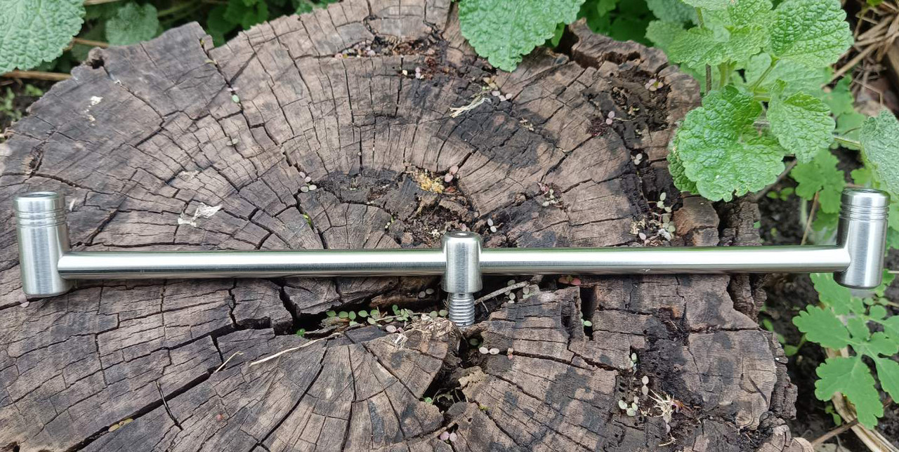 Бузбар NK Tackle на два вудилища різьбовий Original (нержавійка), фото 1
