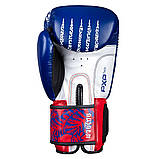 Боксерські рукавиці Phantom Muay Thai Blue 14 унцій (капа в подарунок), фото 5