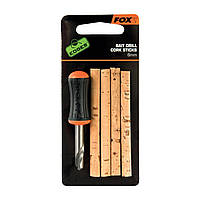 Свердло + Коркові вставки Fox Bait drill corc sticks