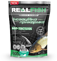 Прикормка Real Fish Амур-Товстолоб Очерет 900г