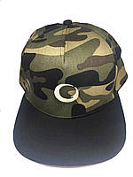 Кепка GARDNER GARDNER SNAP BACK CAP (BLACK WITH DPM PATTERN PEAK)