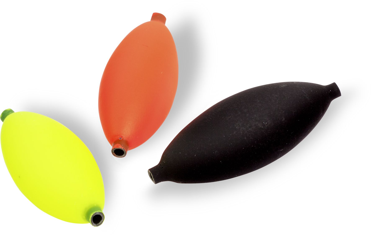 Поплавці Micro U-Float 1,5g чорний / помаранчевий / жовтий. Black Cat (3шт)