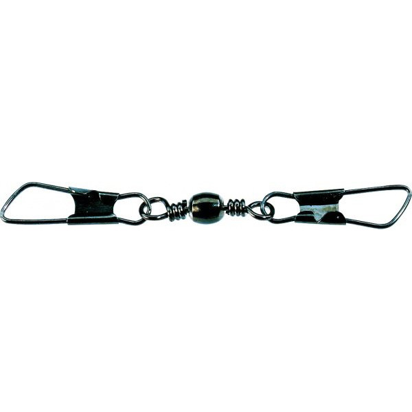 Вертлюжок c подвійною застібкою Double Swivel №14, 6кг, ZEBCO (10шт)