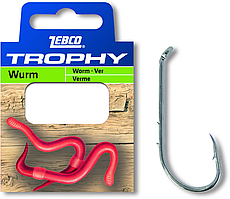 # 6 Trophy Worm hook-to-nylon 0,28mm 0,70