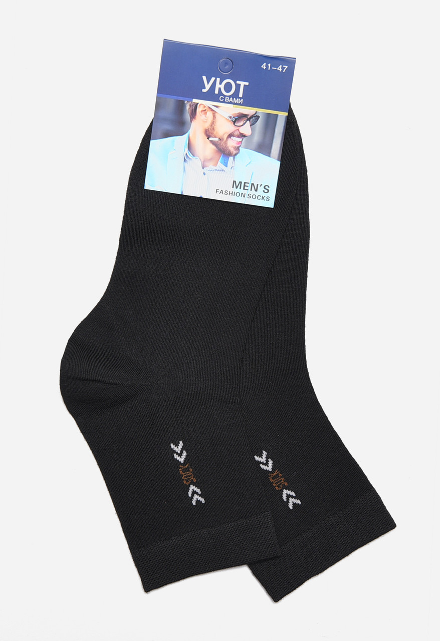 Шкарпетки чоловічі демісезонні чорного кольору р.41-47 175511S, фото 1