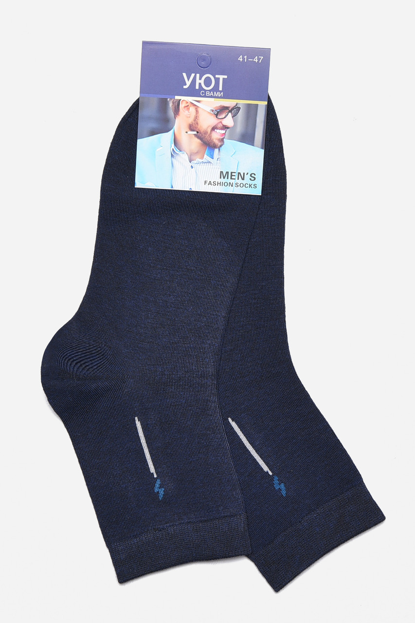 Шкарпетки чоловічі демісезонні темно-синього кольору р.41-47 175524S, фото 1