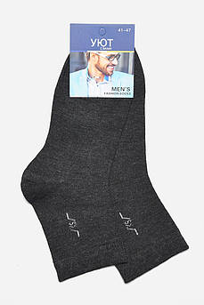 Шкарпетки чоловічі демісезонні темно-сірого кольору р.41-47 175540S