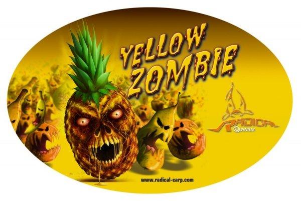 Наклейка "Yellow Zombie" 9,5 * 14,5cм