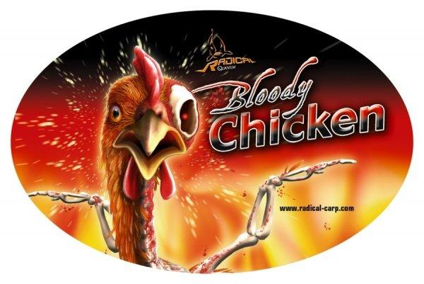 Наклейка "Bloody Chicken" 9,5 * 14,5cм