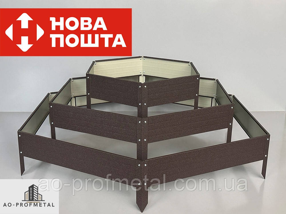 Клумба наборная, Клумбы и грядки, Клумбы на дачу, Клумба разборная, Оцинкованная клумба.